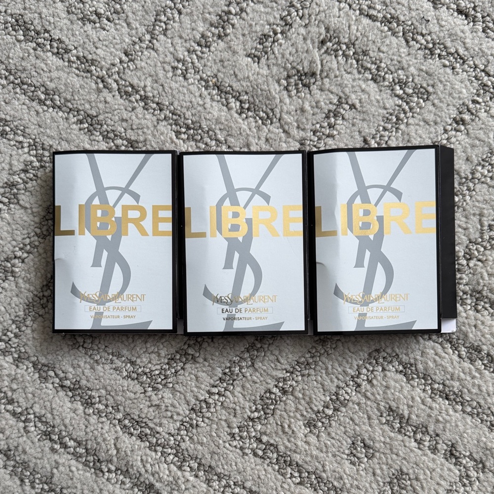 Lot of 3 YSL LIBRE Sample size (1.2ml/0.04 fl oz each)